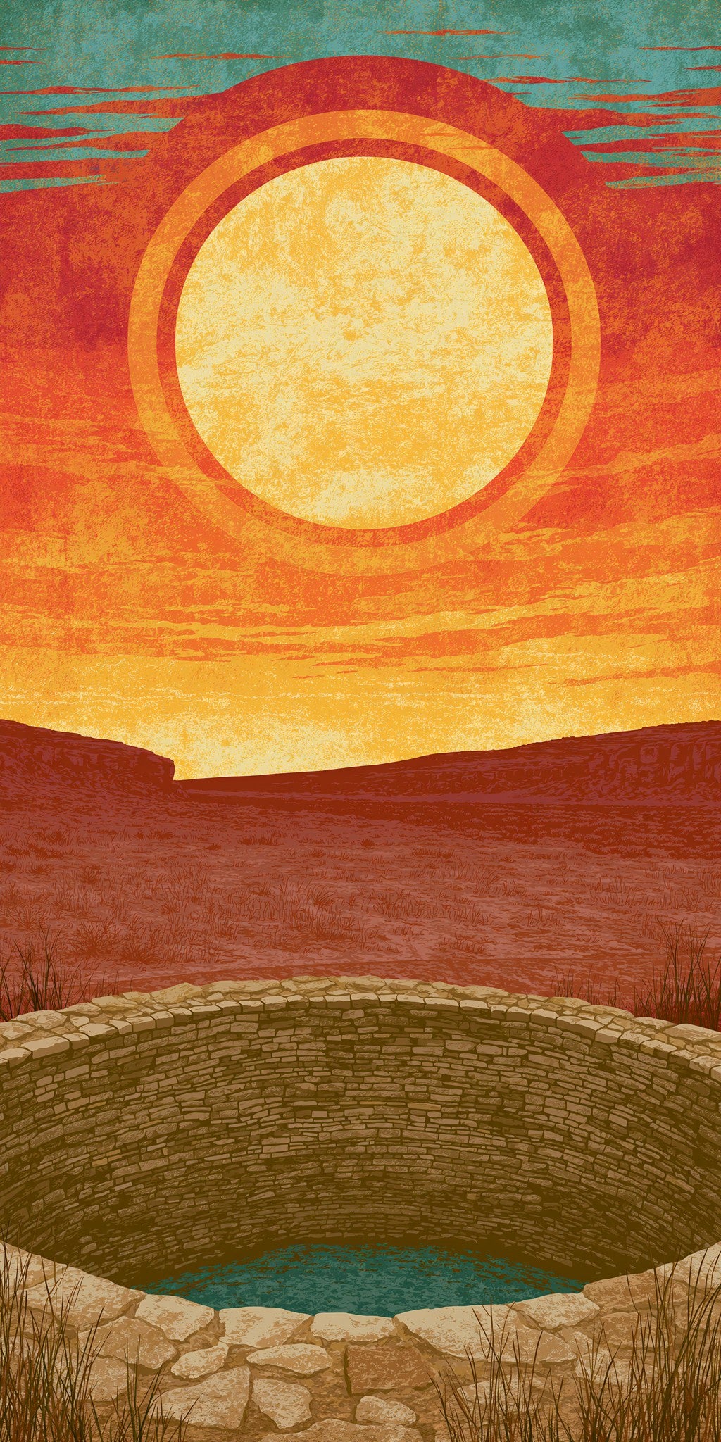Chaco Culture Great Kiva — full design art