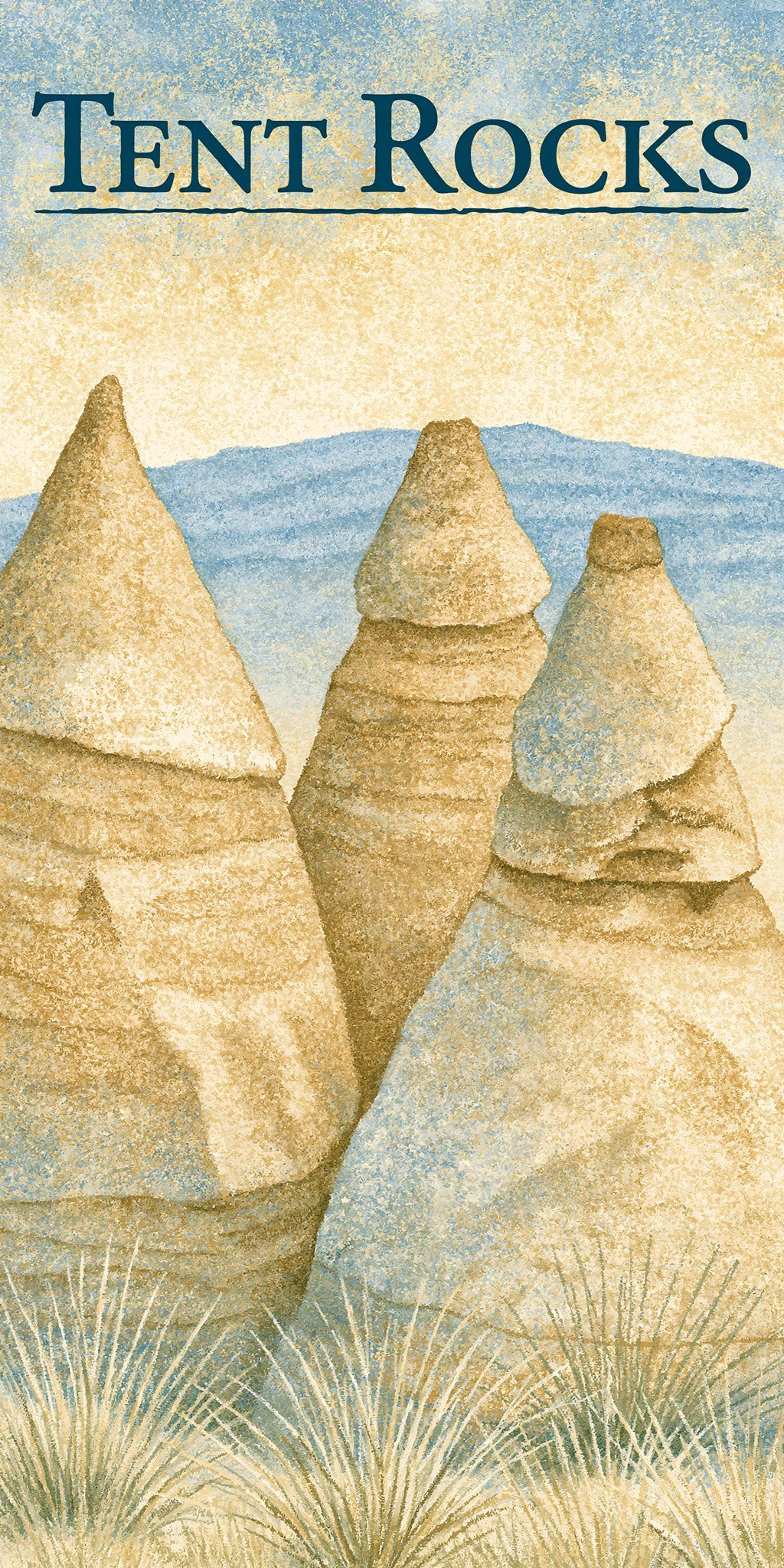 Kasha-Katuwe Tent Rocks Cone-shaped — full design art