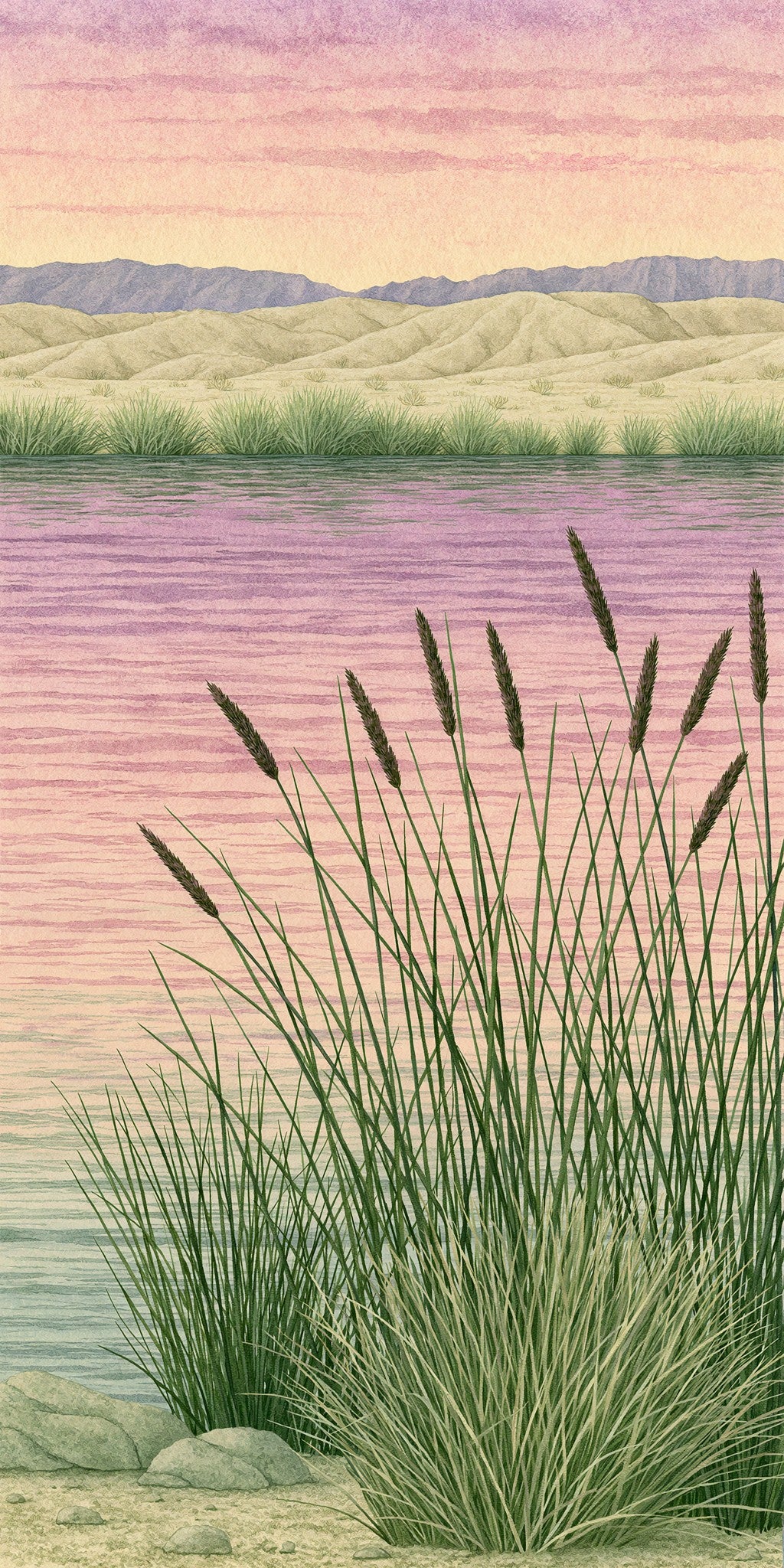 Lake Havasu Sunrise Calm — full design art