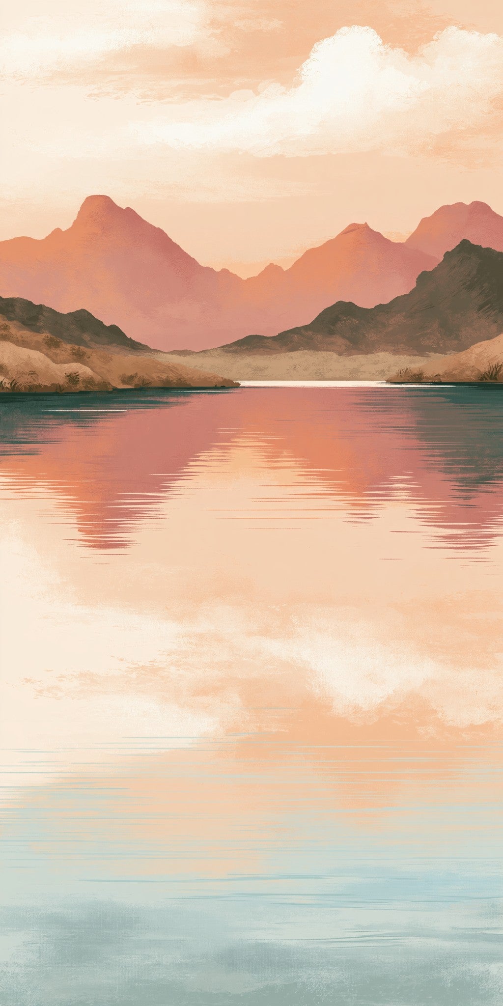 Lake Havasu Sunrise Calm — full design art