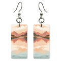 Lake Havasu Sunrise Calm — She's Choosing earrings, shown as a pair