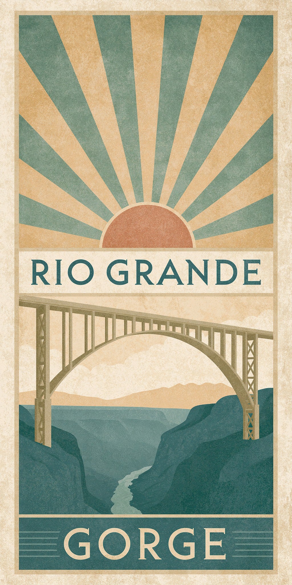 Rio Grande Gorge Bridge — full design art