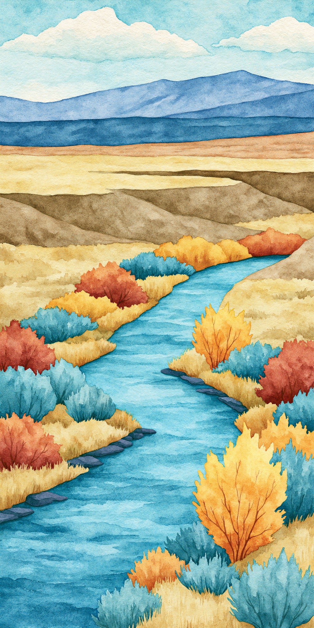 Rio Grande Gorge Autumn — full design art