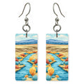 Rio Grande Gorge Autumn — She's Choosing earrings, shown as a pair
