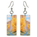 Bandelier National Monument Autumn — She's Choosing earrings, shown as a pair