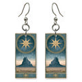 Shiprock Night Stars Overhead — She's Choosing earrings, shown as a pair
