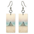 Shiprock Towering Volcanic Rock — She's Choosing earrings, shown as a pair