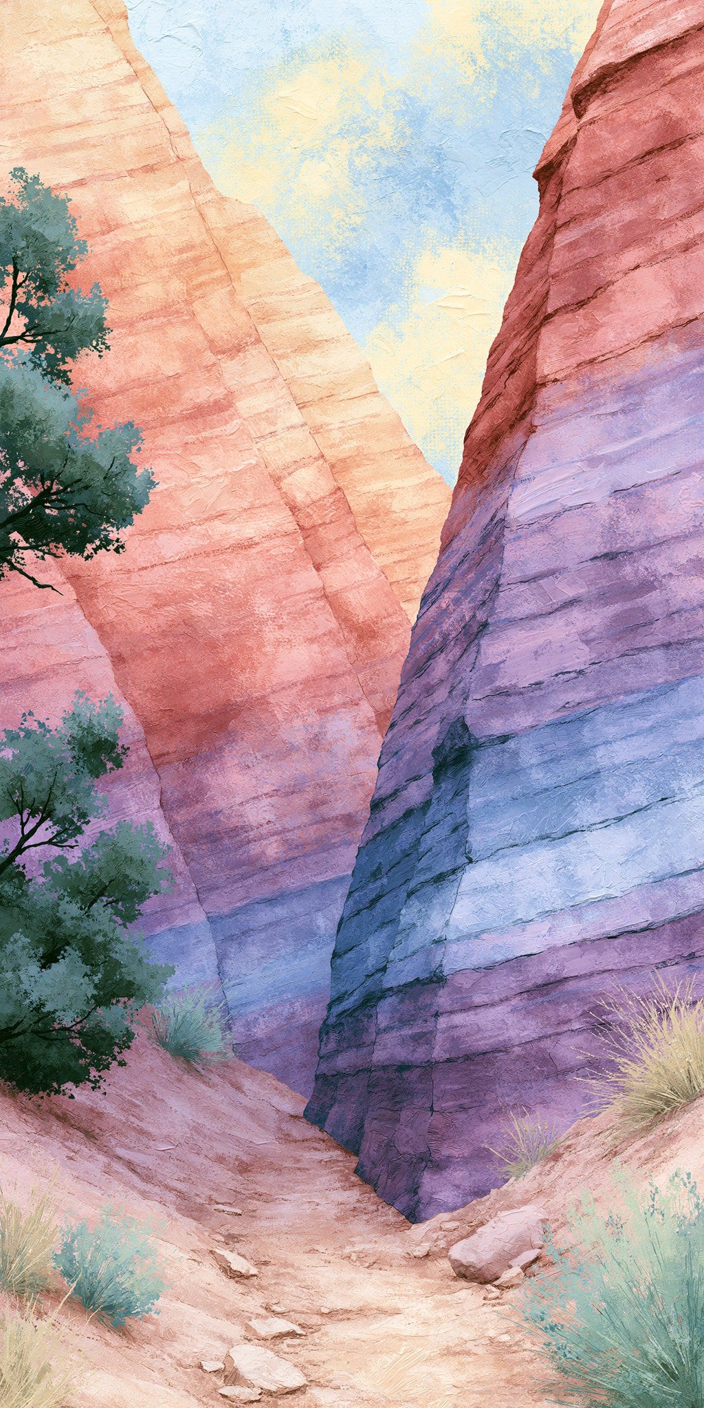 Tent Rocks Canyon Soft — full design art
