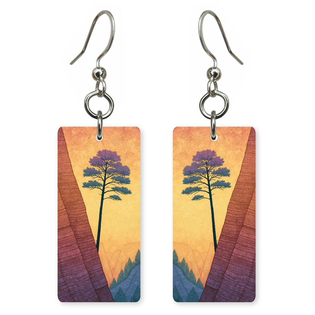 Tent Rocks Canyon Soft — She's Choosing earrings, shown as a pair