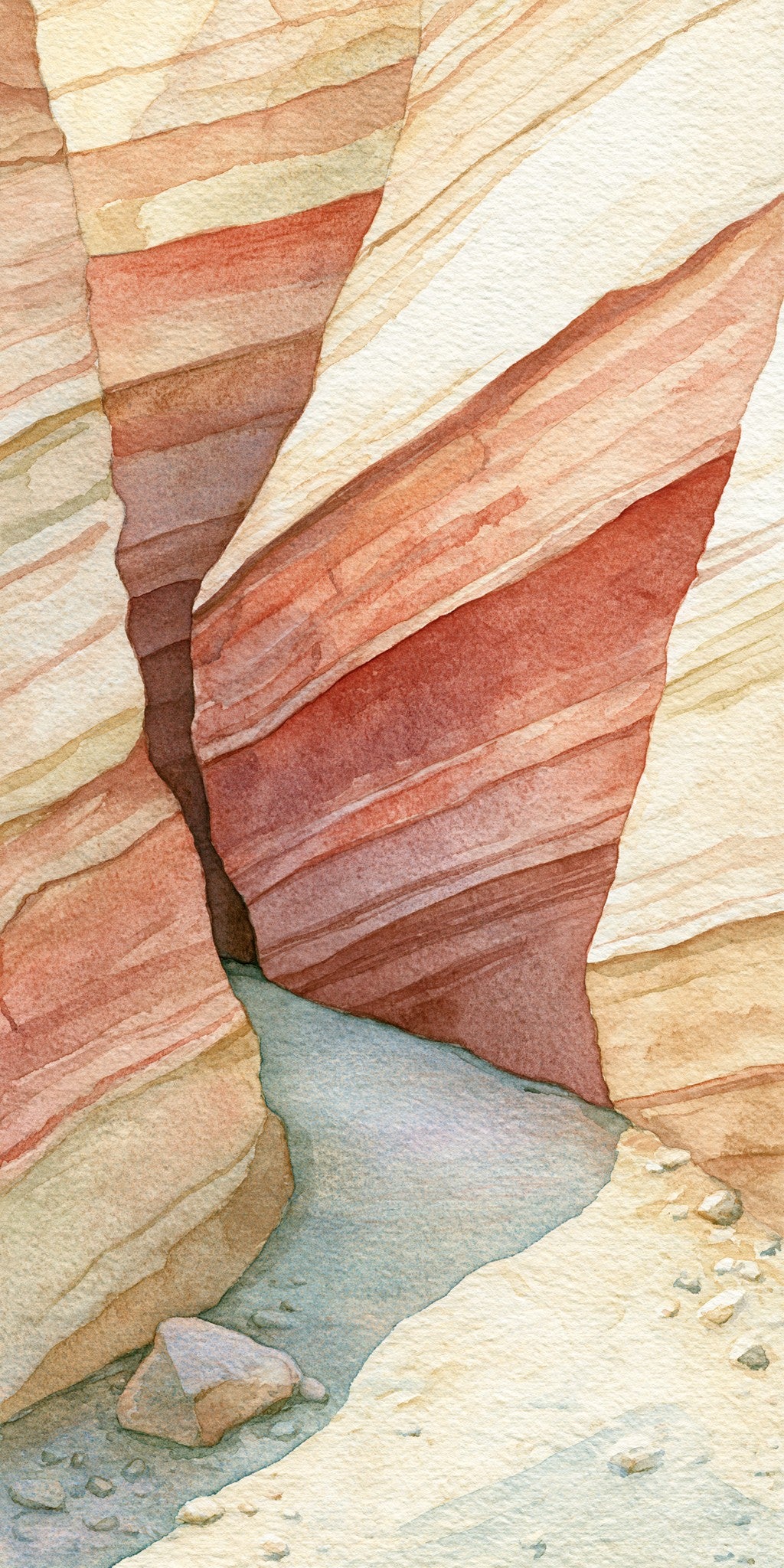 Tent Rocks Slot Canyon — full design art