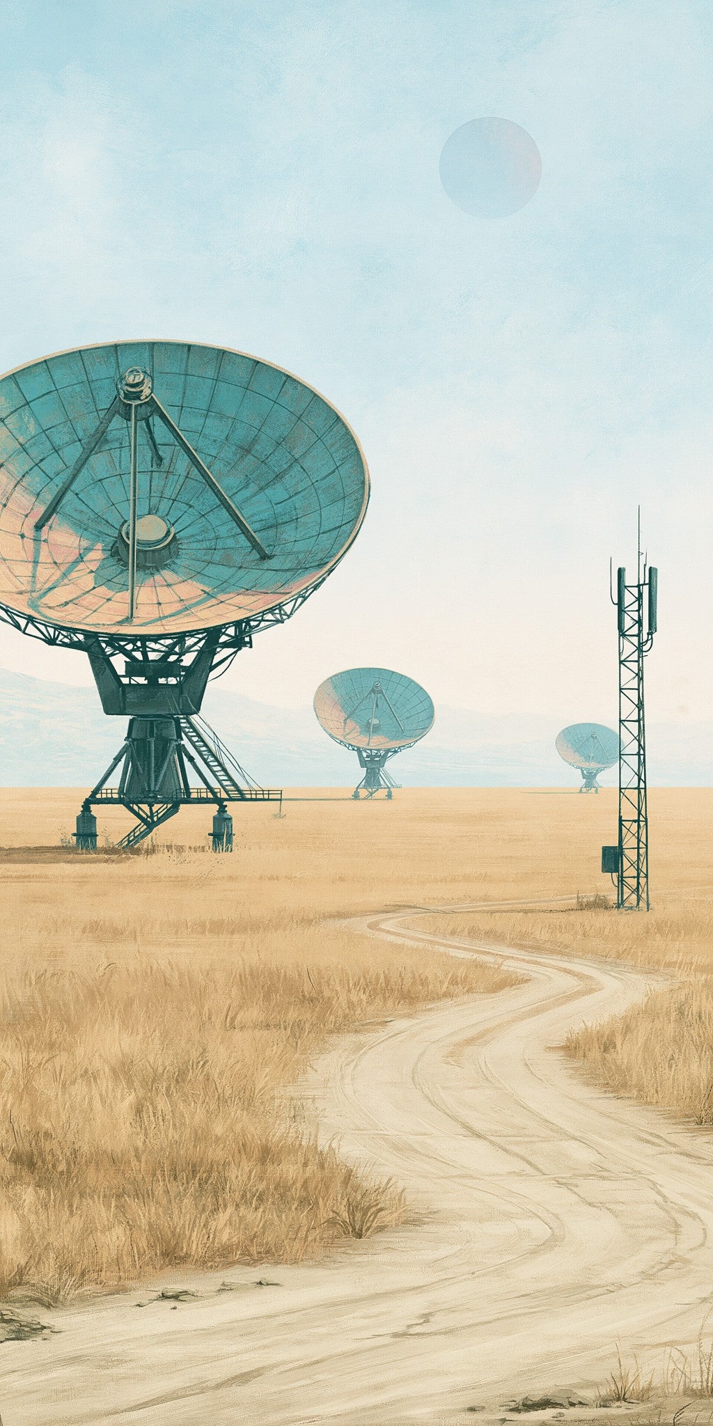 Very Large Array Telescopes — full design art