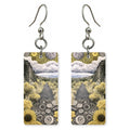 Bandelier Canyon Trail Ancient — She's Choosing earrings, shown as a pair