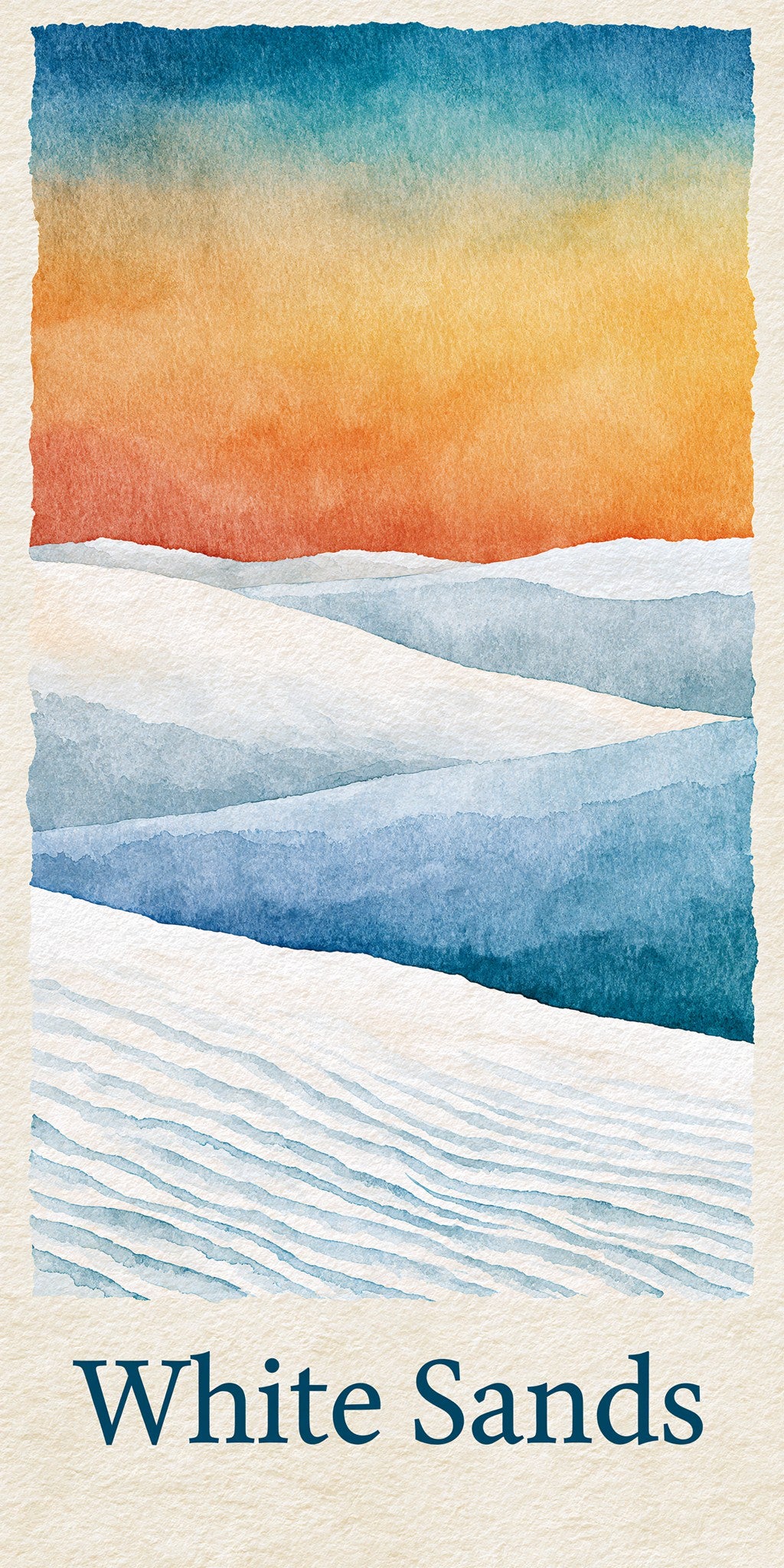 White Sands National Park — full design art