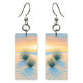 White Sands Dunes Golden — She's Choosing earrings, shown as a pair