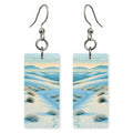 White Sands Dunes Golden — She's Choosing earrings, shown as a pair