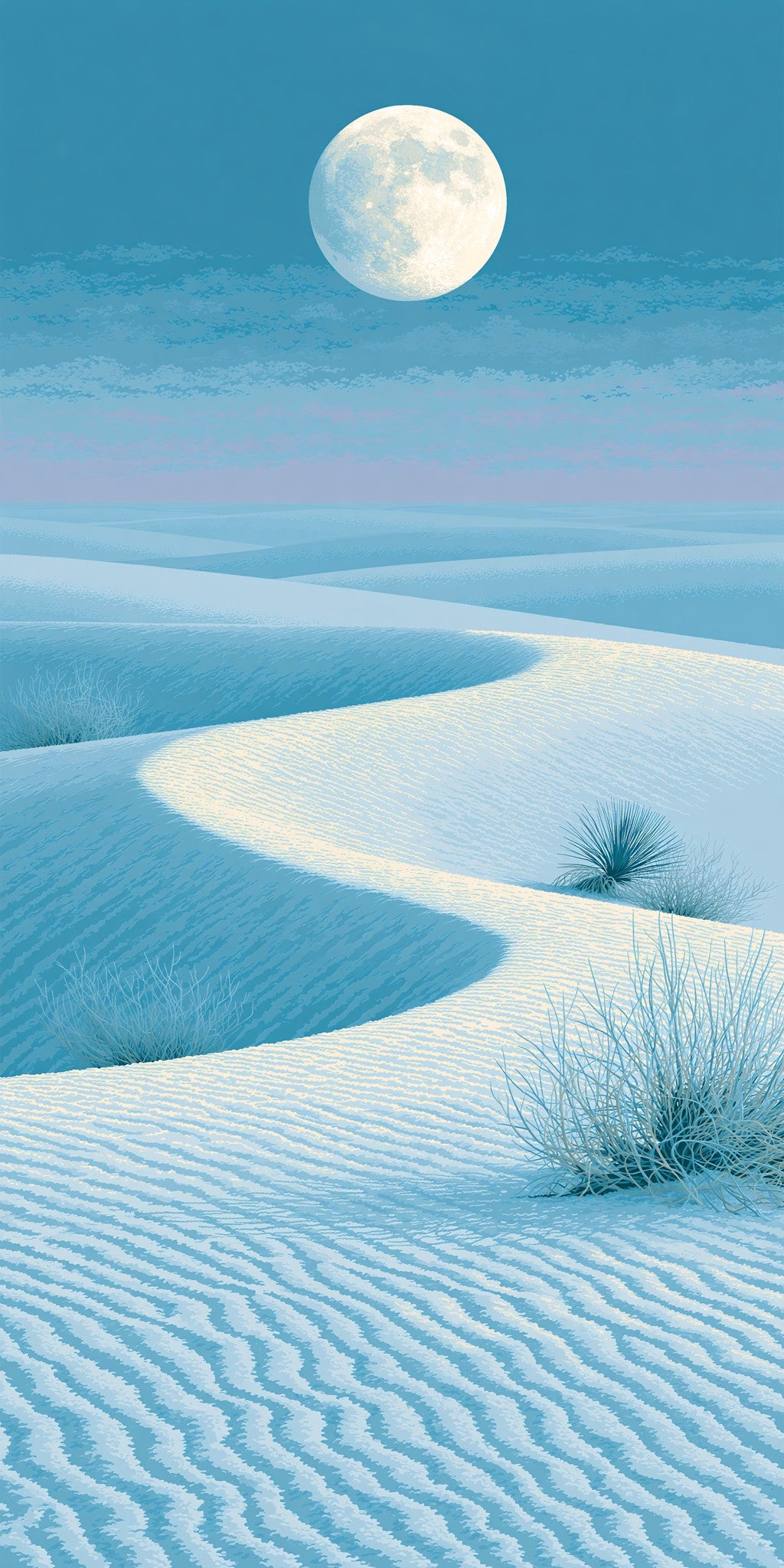 White Sands Dunes Full — full design art