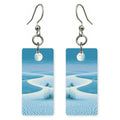 White Sands Dunes Full — She's Choosing earrings, shown as a pair