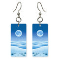 White Sands Dunes Full — She's Choosing earrings, shown as a pair