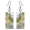 Bandelier Canyon Trail Ancient — She's Choosing earrings, shown as a pair