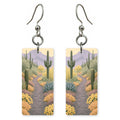 Camelback Mountain Hiking Trail — She's Choosing earrings, shown as a pair