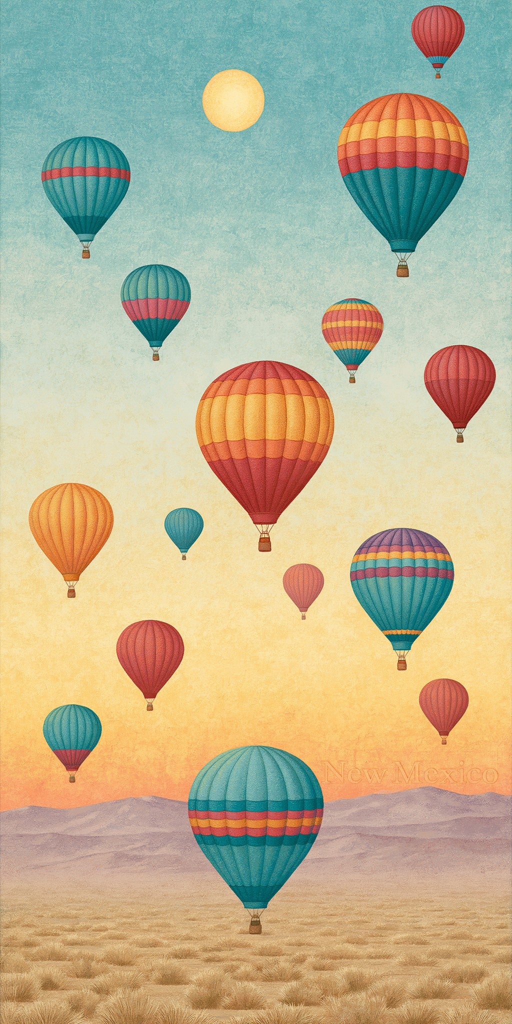Balloon Fiesta — full design art