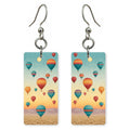 Balloon Fiesta — She's Choosing earrings, shown as a pair