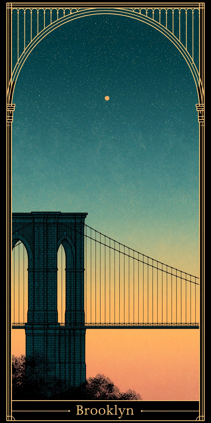 She's Choosing New York Earrings | Brooklyn Bridge Arch