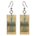 She's Choosing New York Earrings | Gilded Skyline Reflection