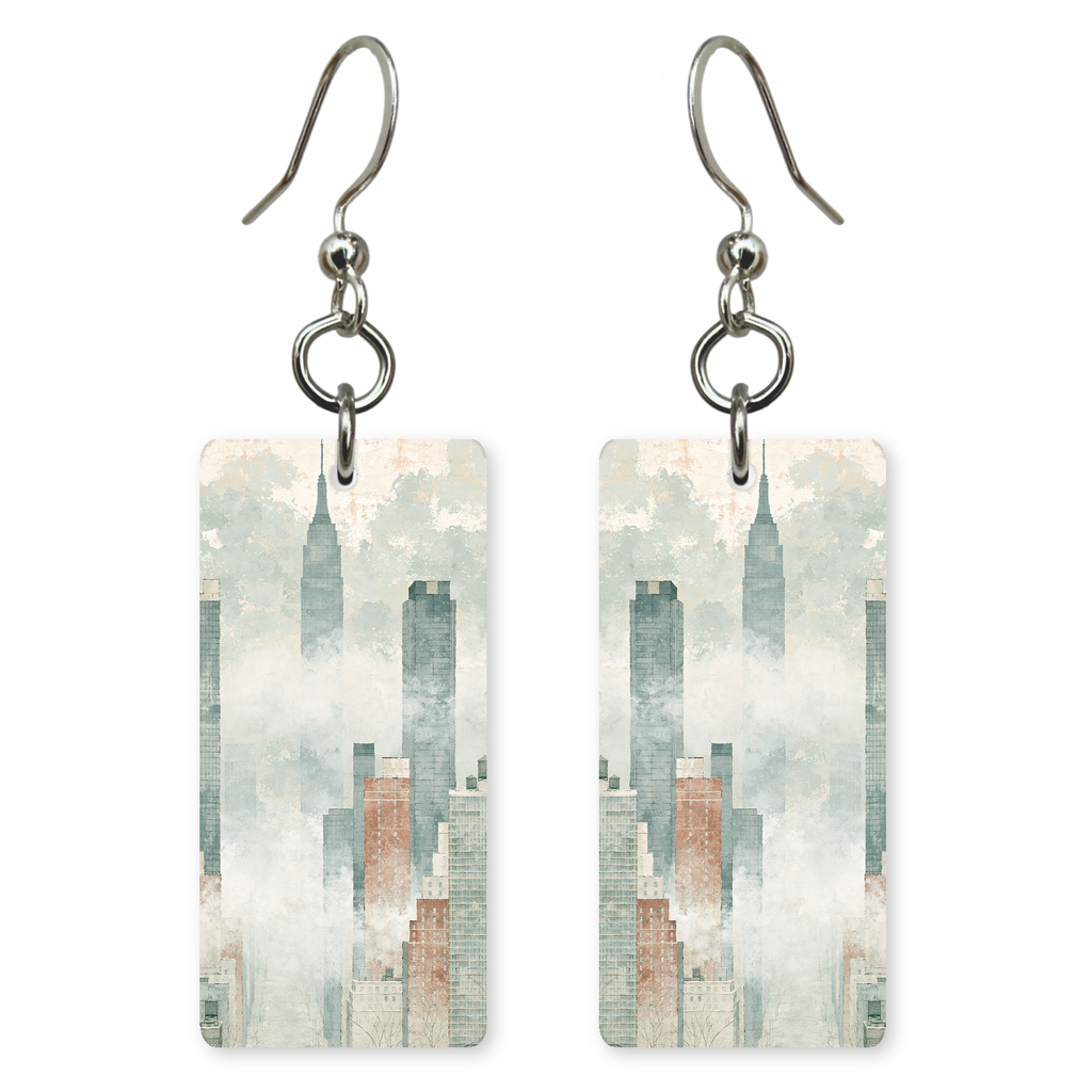 She's Choosing New York Earrings | Misty Midtown Towers