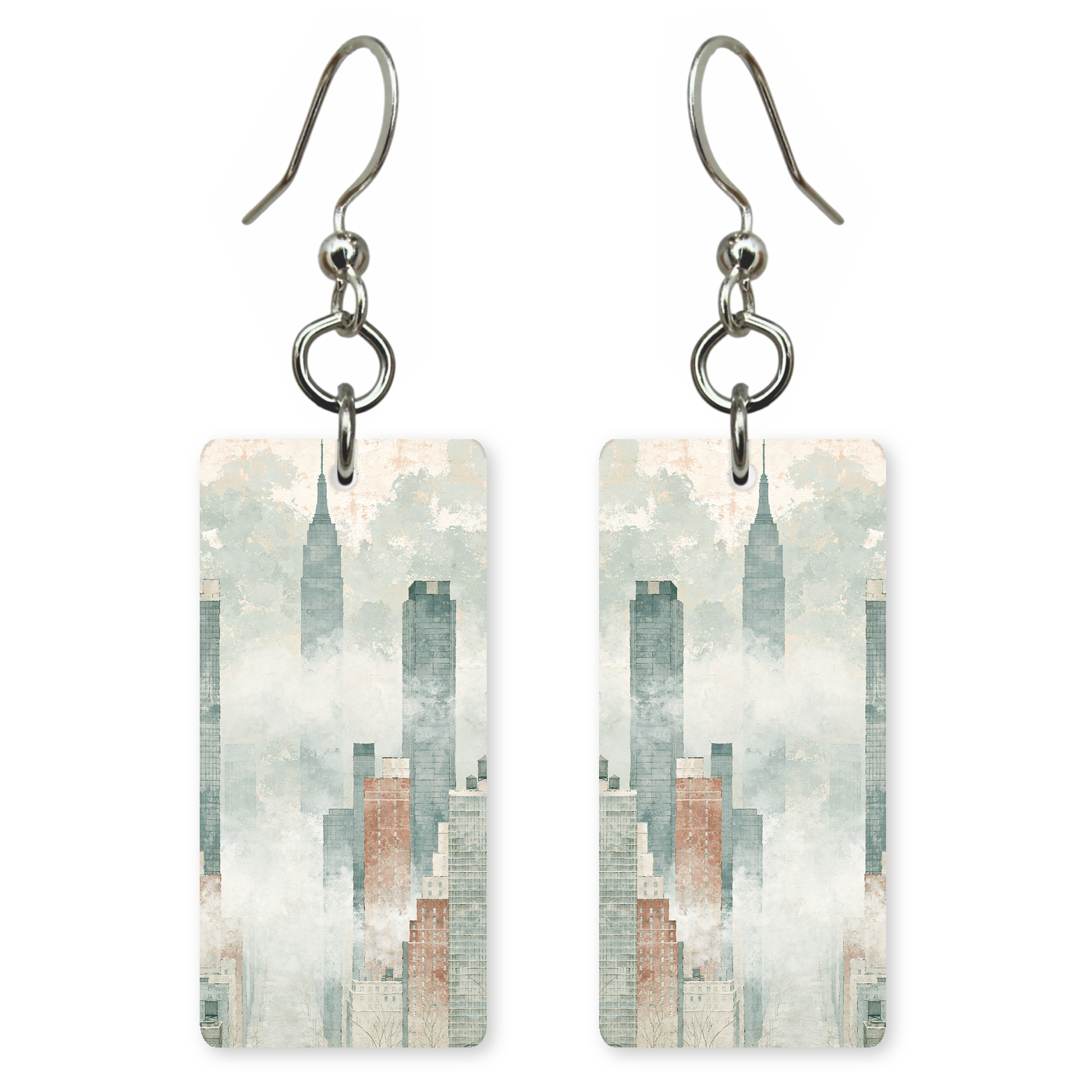 She's Choosing New York Earrings | Misty Midtown Towers