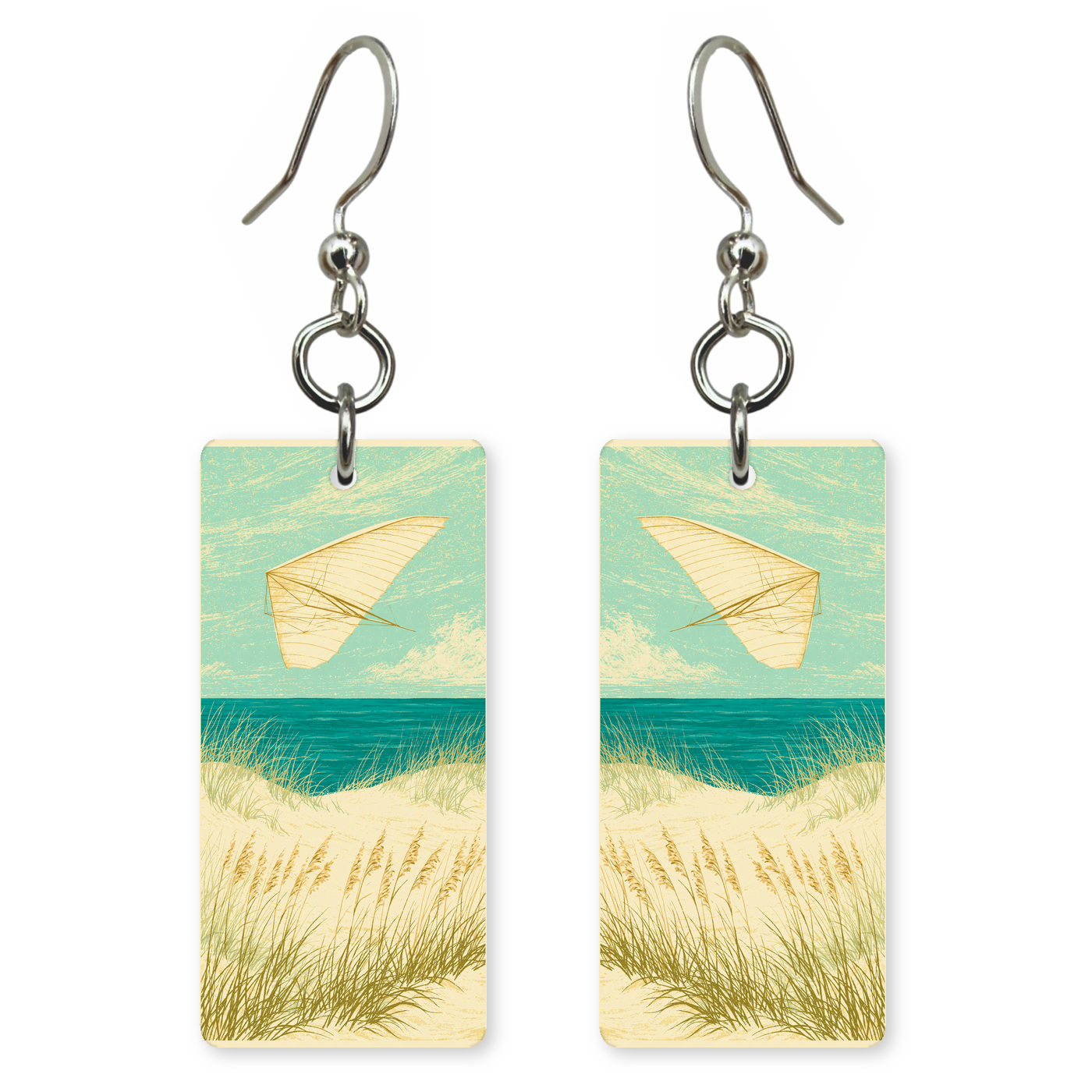 She's Choosing North Carolina Earrings | Glider Over Dunes