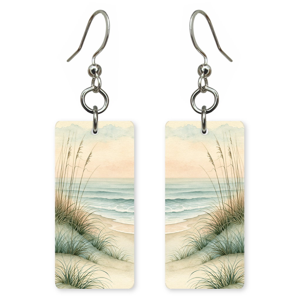 She's Choosing North Carolina Earrings | Coastal Dune Sea Oats