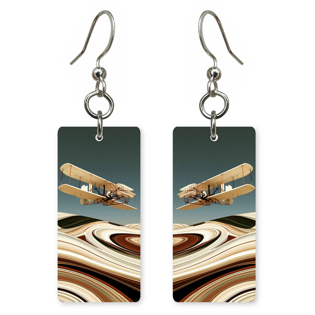 North Carolina wright flyer dunes earrings
