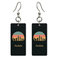 She's Choosing North Carolina Earrings | Charlotte Retro Skyline