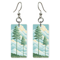 She's Choosing North Carolina Earrings | Towering Pines Clouds