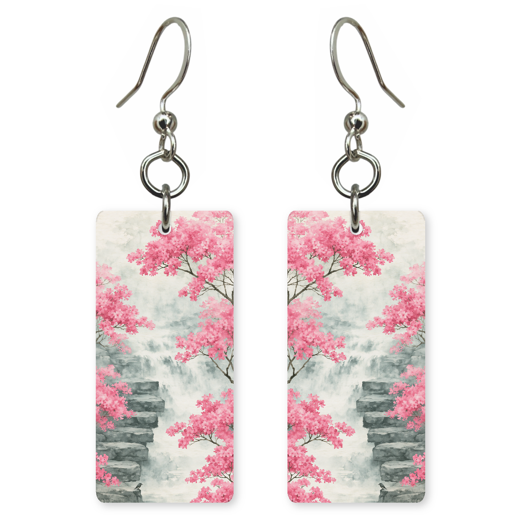She's Choosing North Carolina Earrings | Blossom Falls Steps