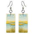 Prairie Marsh — She's Choosing earrings, shown as a pair