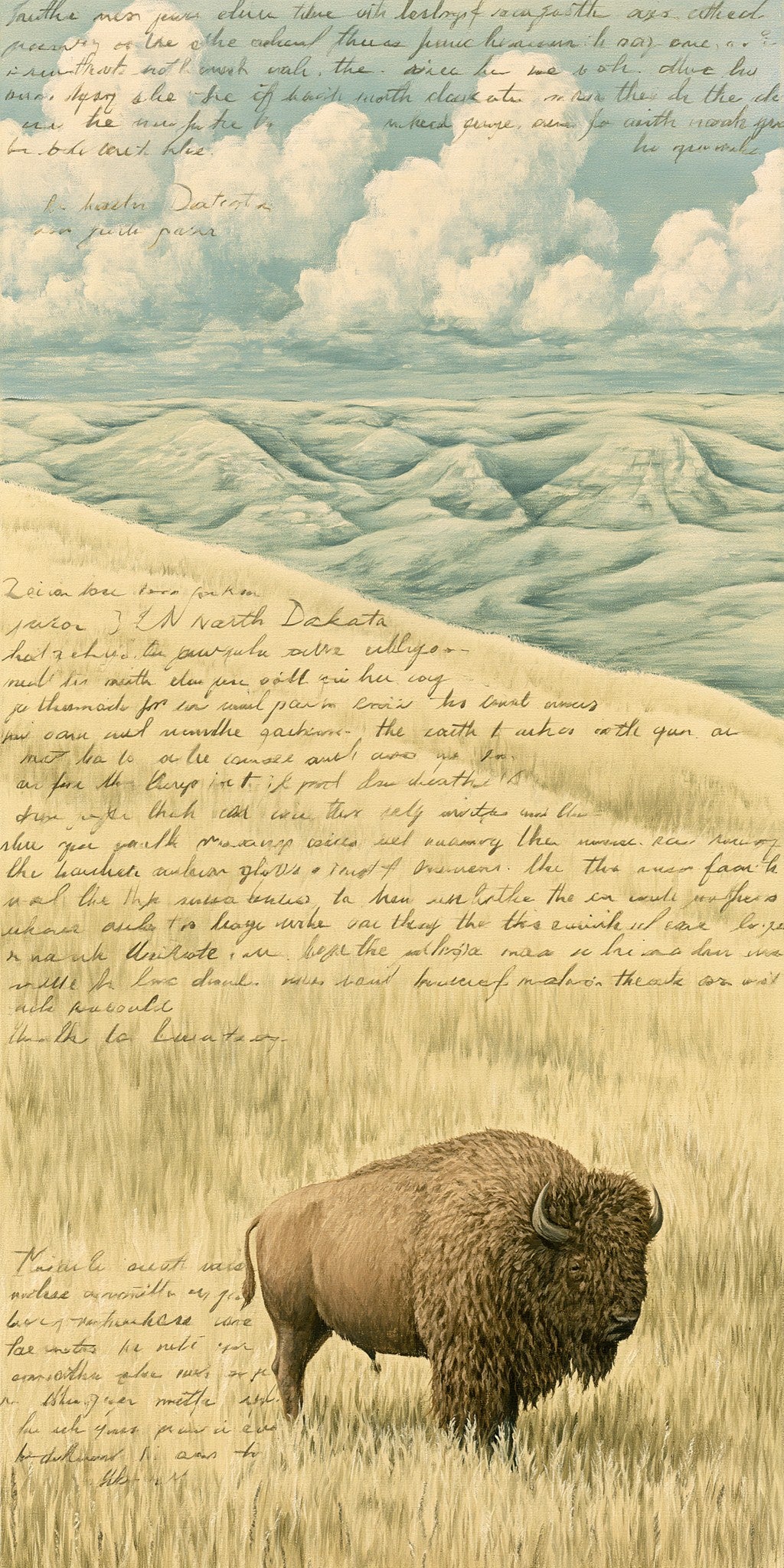 Bison Script — full design art