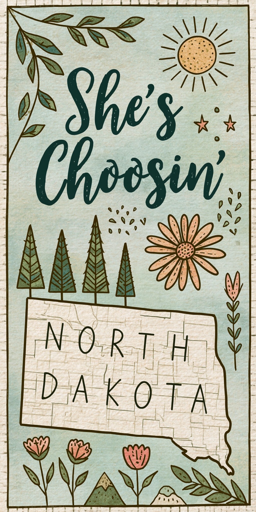 Prairie Poster — full design art