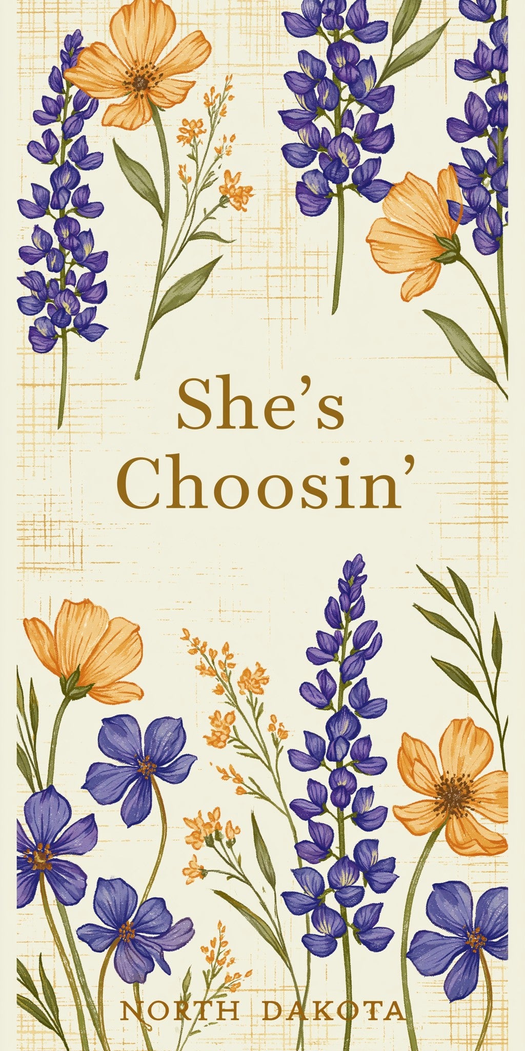 Prairie Florals — full design art