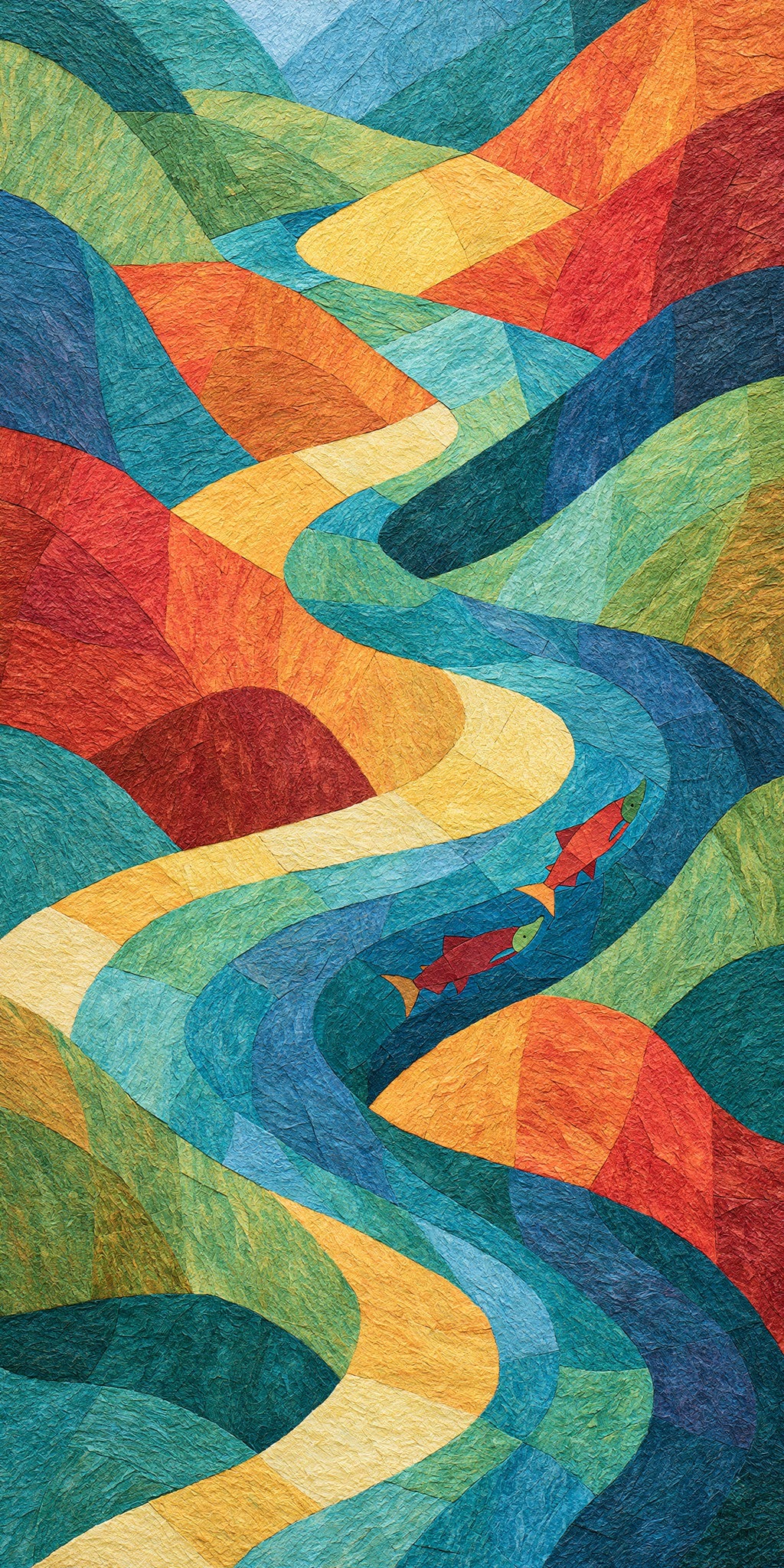 Columbia Flowing Liquid Light — full design art