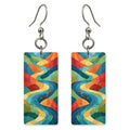 Columbia Flowing Liquid Light — She's Choosing earrings, shown as a pair