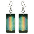 Behind-the-falls View Outward — She's Choosing earrings, shown as a pair