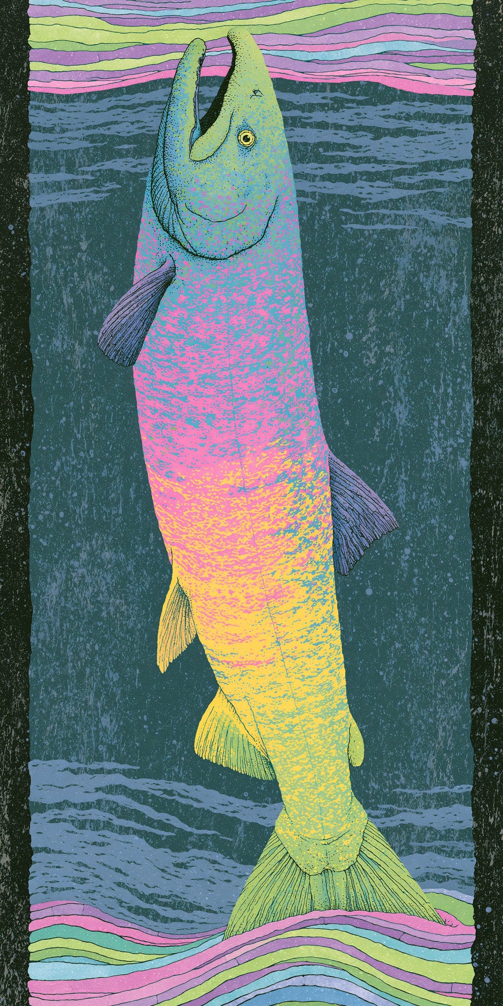 Columbia Flowing Liquid Light — full design art