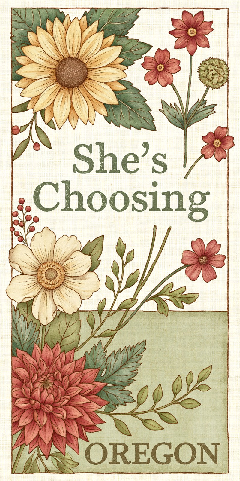 She's Choosing Oregon Earrings | Oregon Sunflower | SC37B22