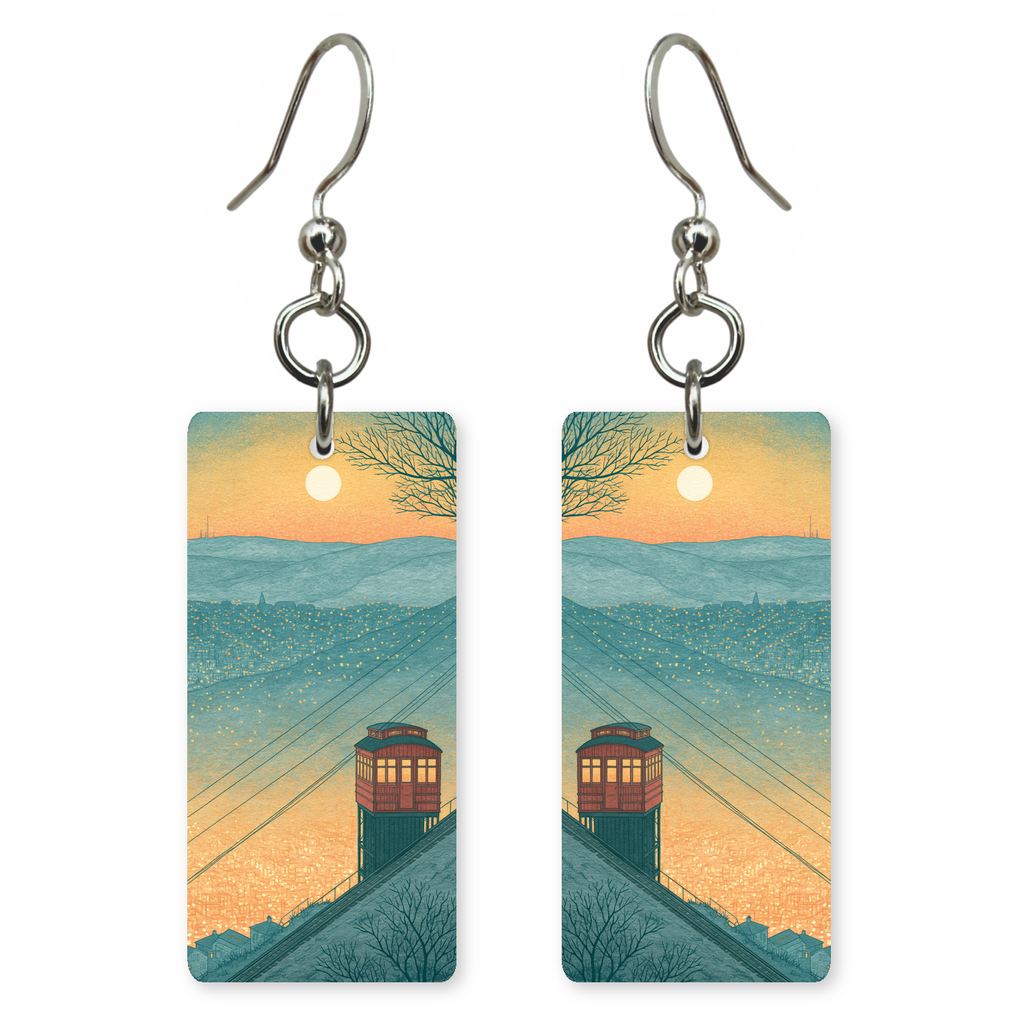 She's Choosing Pennsylvania Earrings | Incline City Lights
