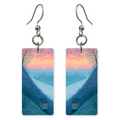 She's Choosing Pennsylvania Earrings | Incline River Twilight
