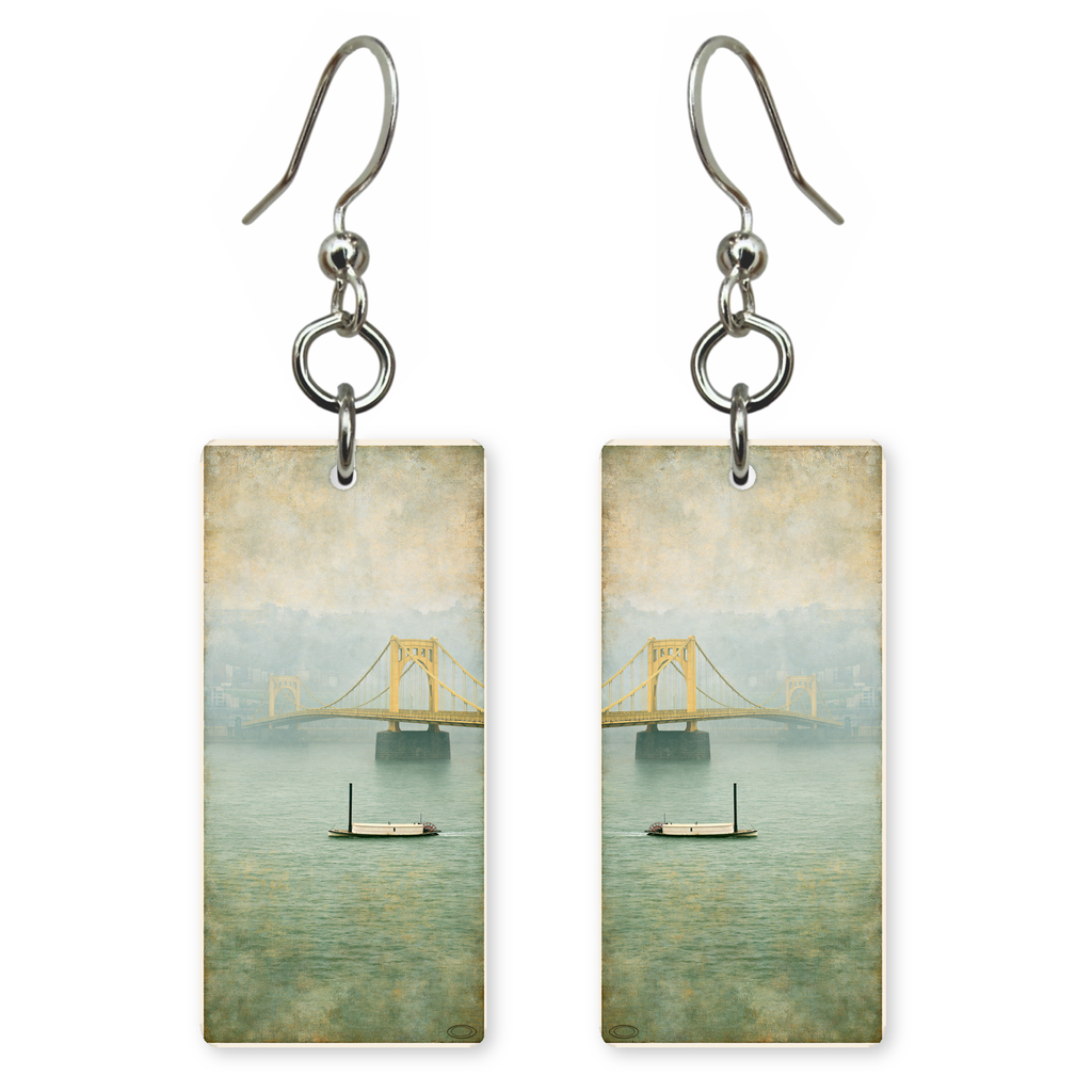 She's Choosing Pennsylvania Earrings | Yellow Bridge Riverboat