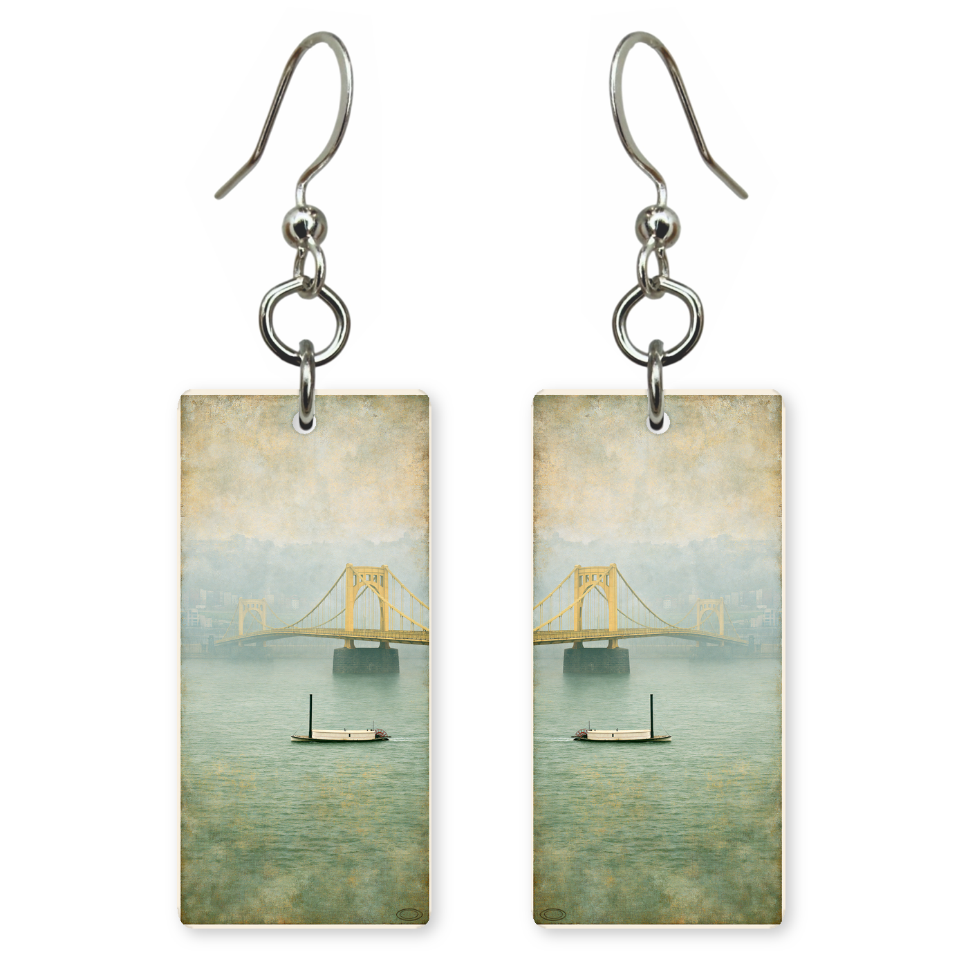 She's Choosing Pennsylvania Earrings | Yellow Bridge Riverboat