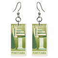 She's Choosing Pennsylvania Earrings | Fallingwater Poster
